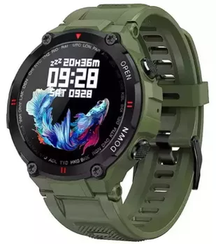 Smartwatch męski na pasku Garett Sport Combat RT zielony (1).webp